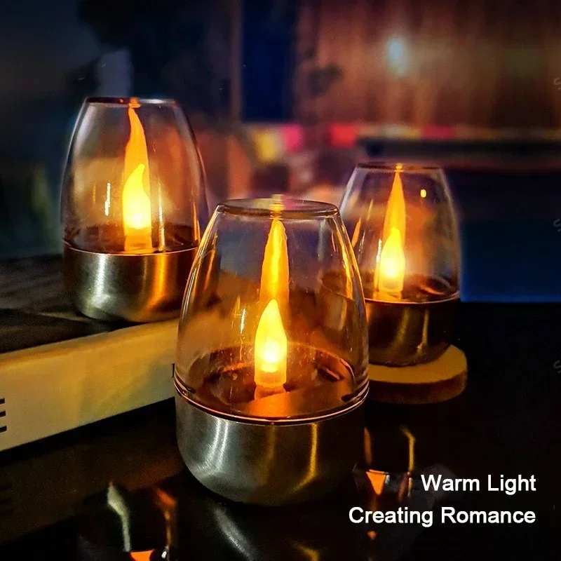 Smart Garden Light - LED Solar Candles Light Flameless Rechargeable