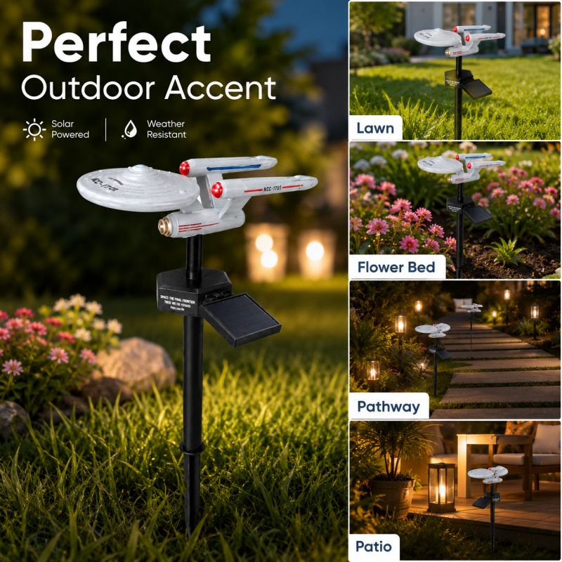 Star Trek USS Enterprise Solar - Smart Garden Light 评论和价格