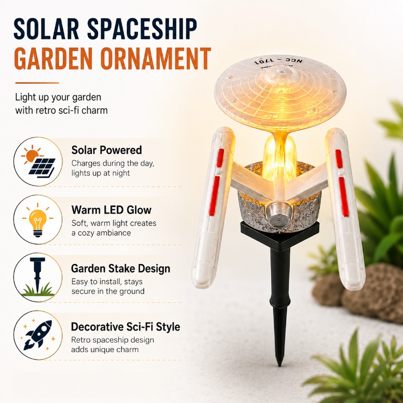 Star Trek USS Enterprise Solar - Smart Garden Light 评论和价格