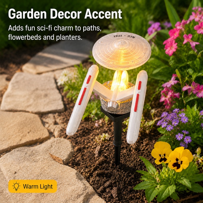 Star Trek USS Enterprise Solar - Smart Garden Light 评论和价格
