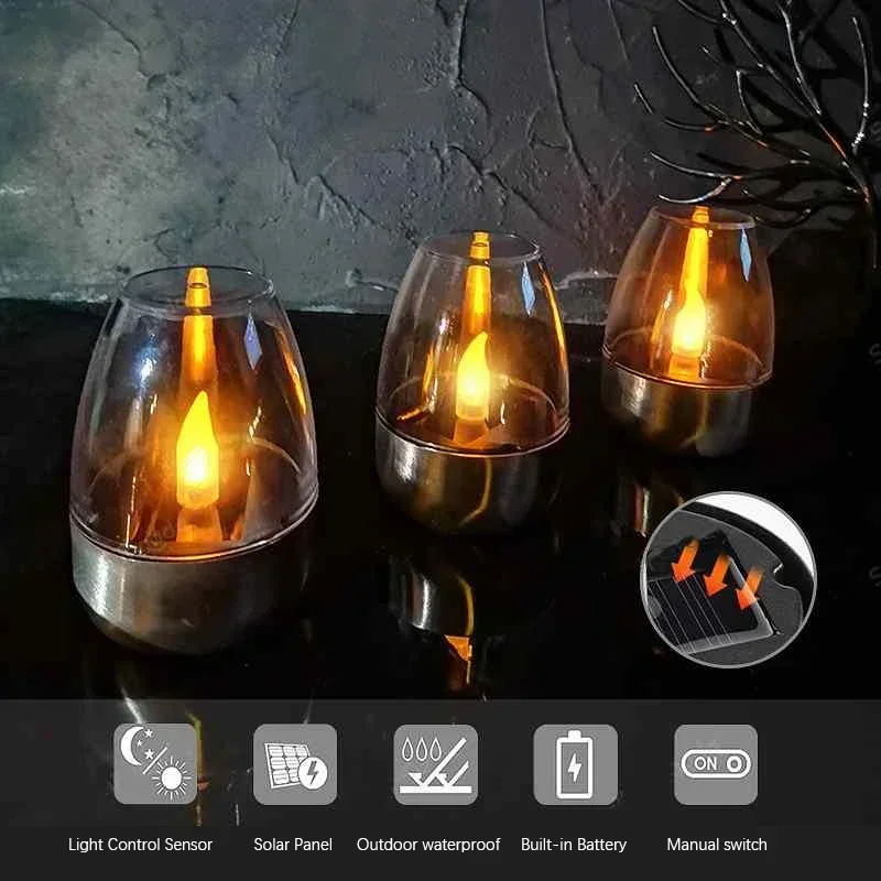 LED Solar Candles Light Flamel - Smart Garden Light 评论和价格