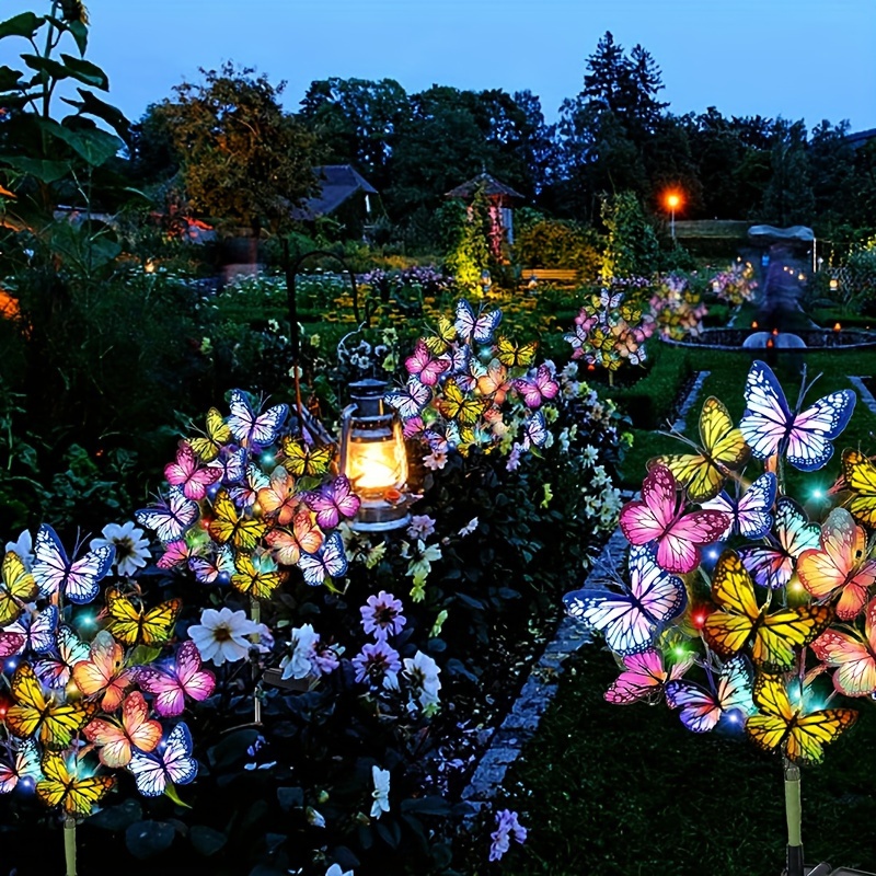 Solar LED Butterfly Garden Lig - Smart Garden Light 评论和价格