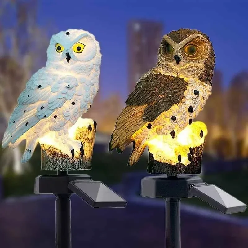 Owl Lights Outdoor Solar Power - Smart Garden Light 评论和价格
