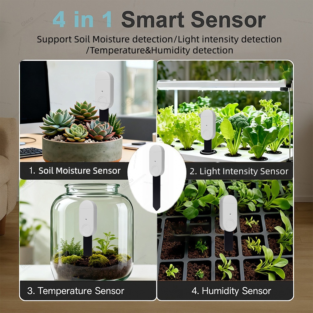 4in1 Zigbee Soil Moisture Temp - Smart Garden Light 评论和价格