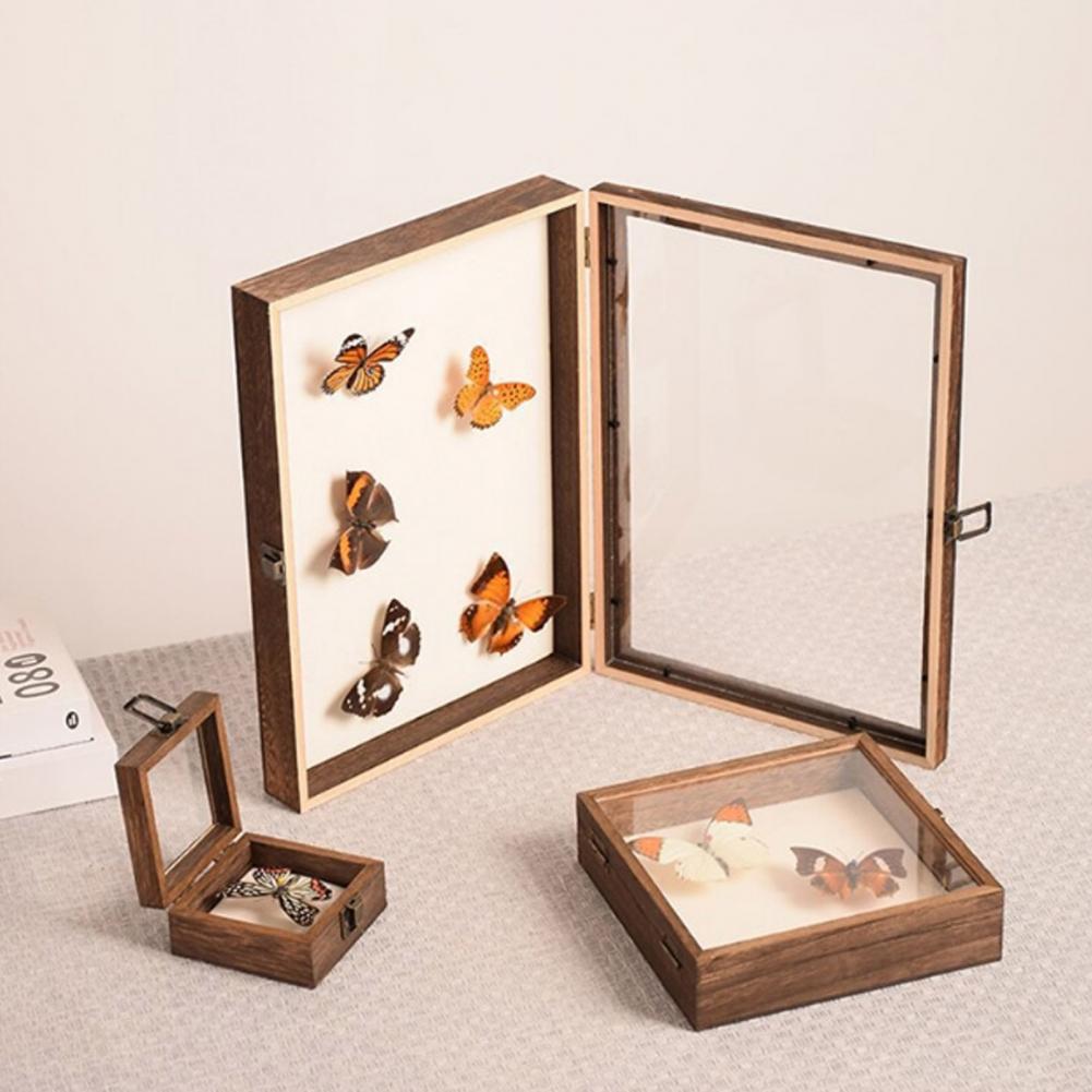 Wooden Display Case Butterfly  - Insect Hotel Wood 评论和价格