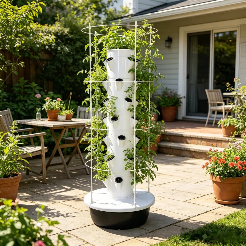 9 Layer Hydroponic Tower Indoo - Smart Garden Trellis 评论和价格