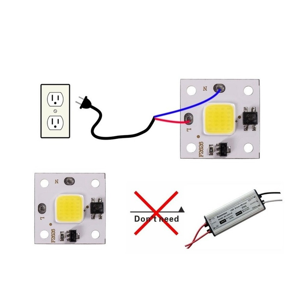 10W COB module 220V LED Chip D - Smart Garden Light 评论和价格