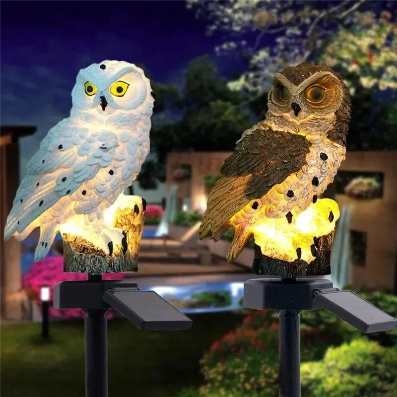 Solar Owl Statue Garden Light  - Smart Garden Light 评论和价格