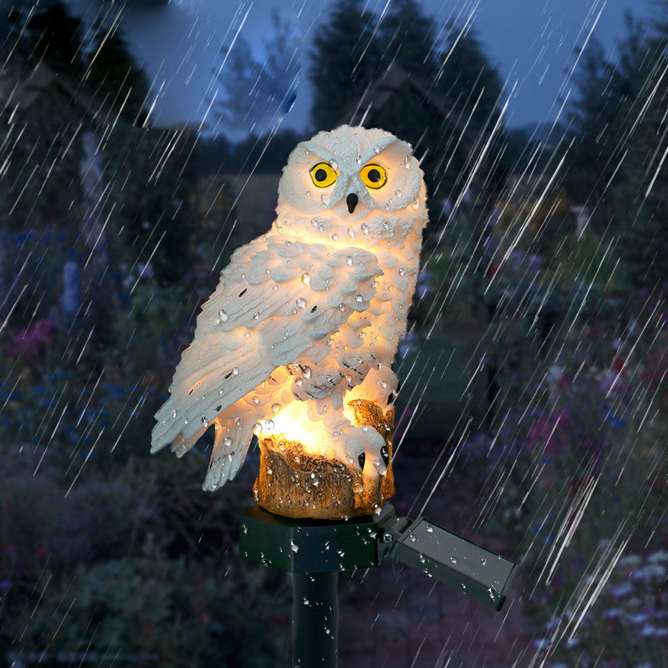 Solar Owl Statue Garden Light  - Smart Garden Light 评论和价格
