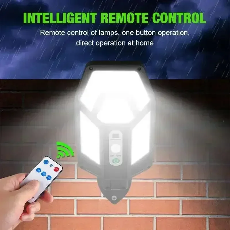 1/2PC 55LED Solar Wall Light 3 - Smart Garden Lanterns 评论和价格