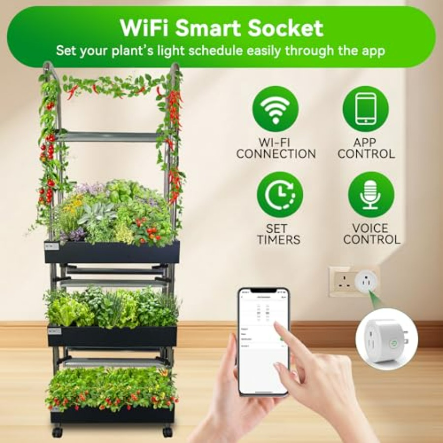Indoor hydroponics growing sys - Smart Garden Light 评论和价格