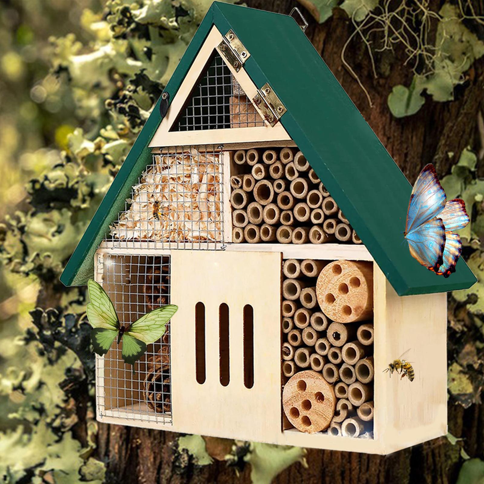 Outdoor Wooden Insect House Be - Insect Hotel Wood 评论和价格