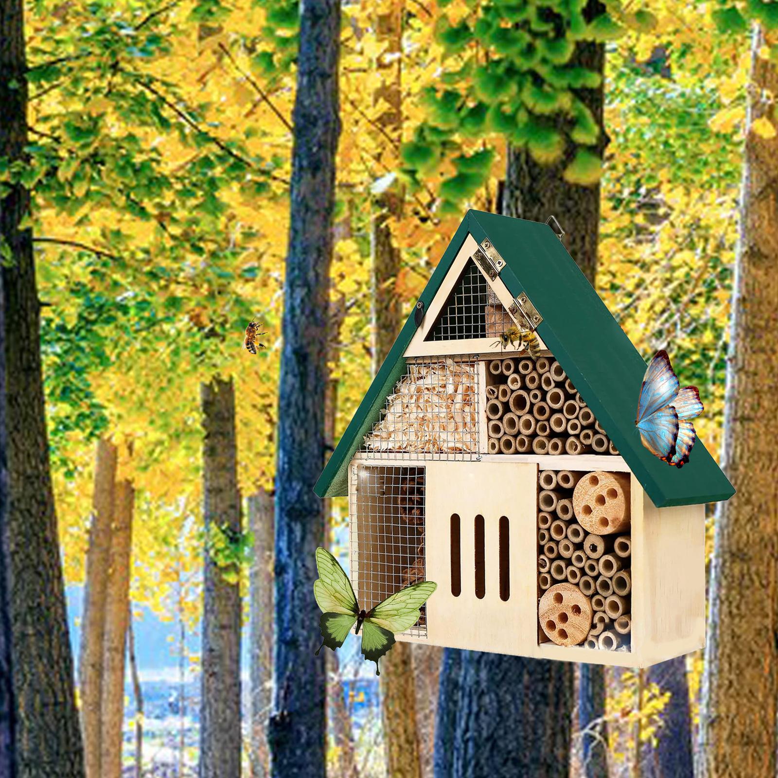 Outdoor Wooden Insect House Be - Insect Hotel Wood 评论和价格