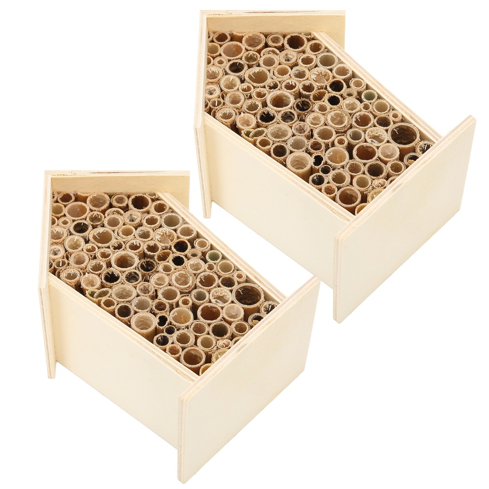 2 Pcs Wonderful Gift Wood Wood - Insect Hotel Wood 评论和价格