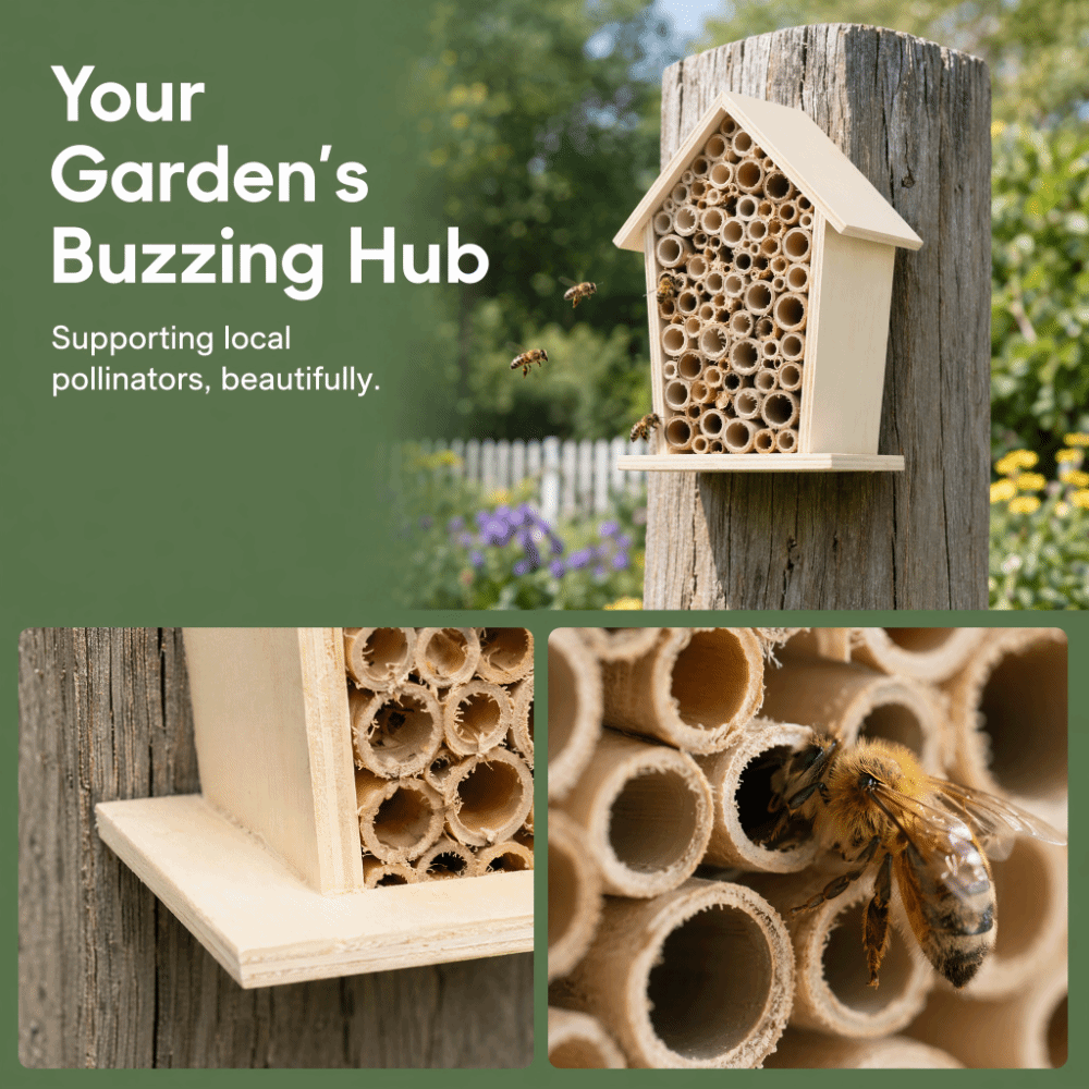 2 Pcs Wonderful Gift Wood Wood - Insect Hotel Wood 评论和价格