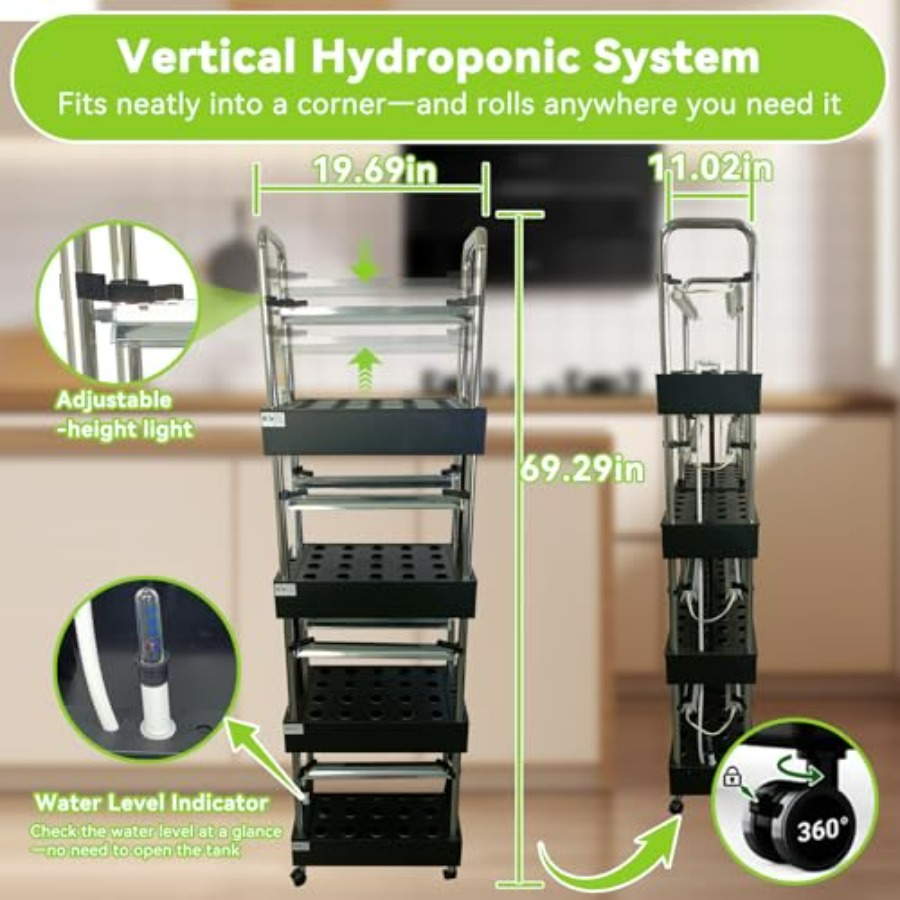 Indoor hydroponics growing sys - Smart Garden Light 评论和价格