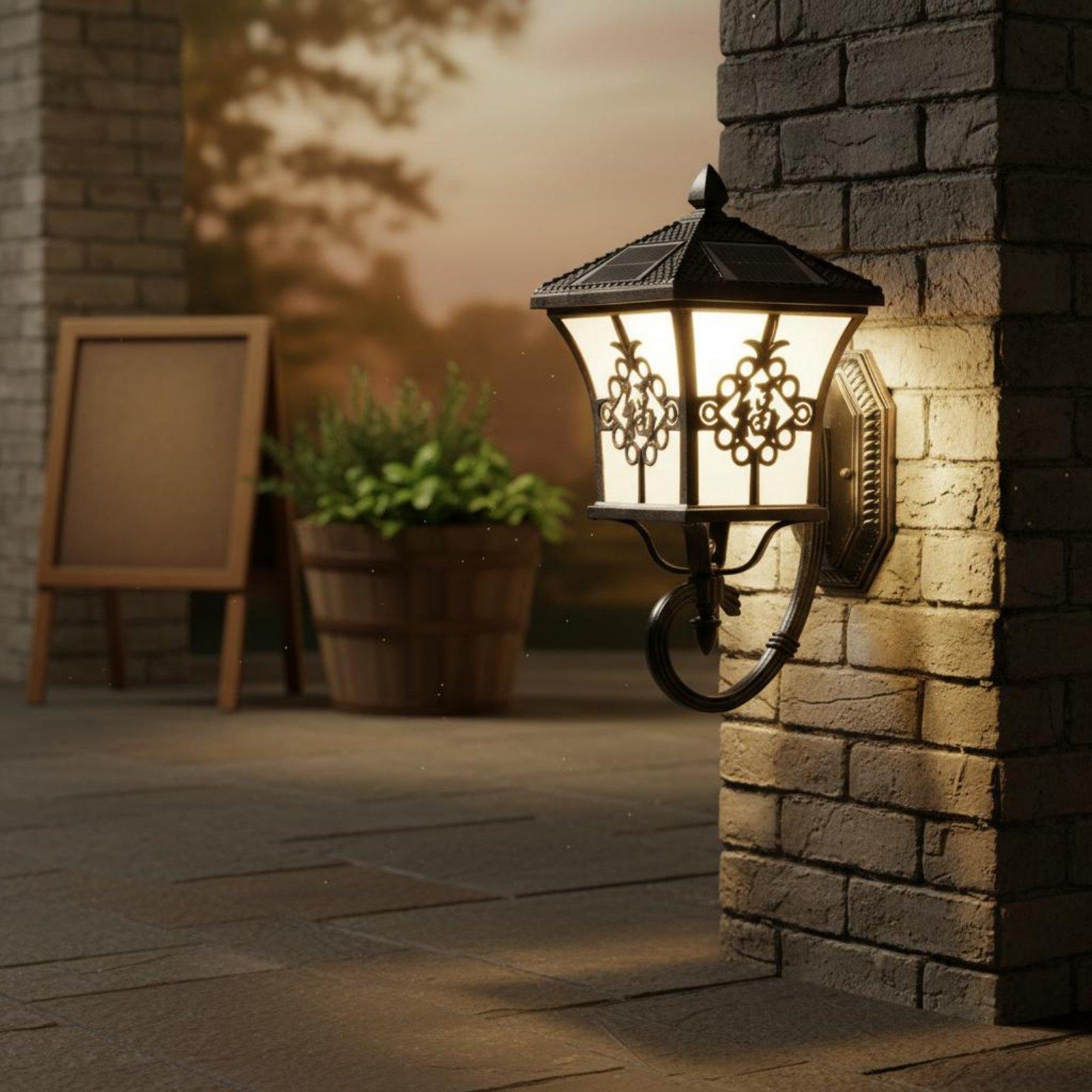 Smart Solar Wall Light Lantern - Smart Garden Lanterns 评论和价格