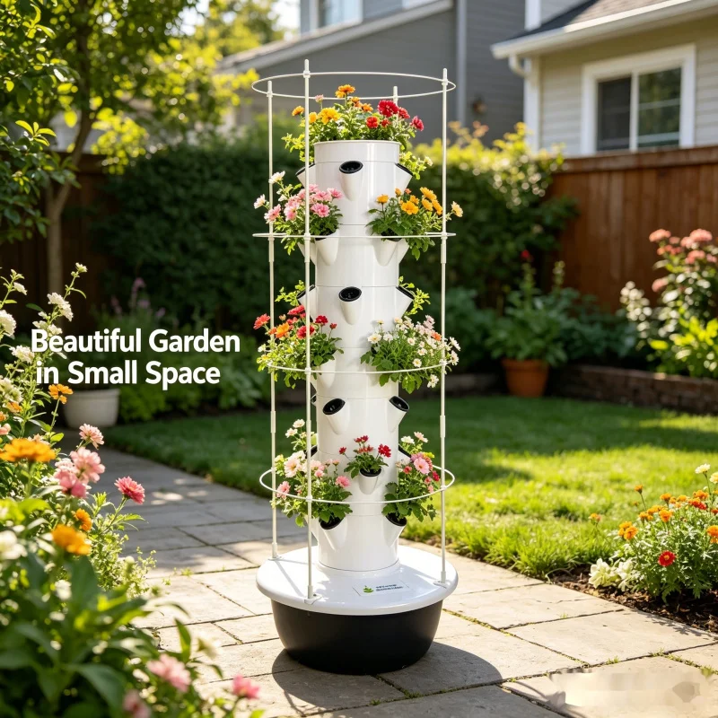 5-Layer Vertical Hydroponic Ga - Smart Garden Trellis 评论和价格